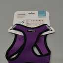 Best Pet Supplies Voyager Step-in Air Harness - All Weather Mesh, Reflective, No Pull Harness for Dogs, Cats - Secure with Hook & Loop Fastener, Buckle, Double D-Rings - Purple/Black Trim, Large