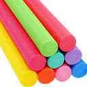 Yaomiao 55 Inch Bulk Pool Noodles Jumbo Foam Pool Noodles in The Swimming Pool Colorful Thick Noodles for Adults Floating and School Craft Projects, 9