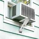 Jeacent Window AC Bracket No Drill, Heavy-Duty Window Air Conditioner Support Bracket Up to 160lbs, Fits Single or Double Hung Windows