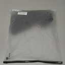 Satin Pillowcase for Zelimun Cervical Pillow, Ergonomic Case, Smooth & Soft Pillowcase, Black Pillow Cover with Zipper
