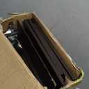 Laundry Hamper with Wheels, 22.7 Gallon (86L) Bamboo Wood Clothes Laundry Basket with Handles, Removable Liner (Brown)