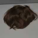 Short Brown Kids Wig Girls Straight Bob Wig with Bangs Synthetic Cosplay Halloween Costume Party Use