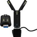 Fenvi WiFi 7 USB Adapter 6500Mbps - Tri-Band (6GHz/5GHz/2.4GHz), 160MHz, WPA3, USB 3.0 Wireless Dongle for Gaming & Streaming - Ultra-Low Latency, Plug & Play Windows 11/10 Compatible Desktop PC