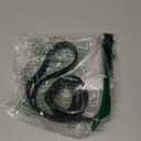 HAHIYO Adjustable Smooth Black Leather Purse Chain Strap Length 31.5-55.1 Inch Silver Hardware for Shoulder Cross Body Sling Purse Replacement Comfortable 0.71 Inch Wide 4.7mm Extra Thick 1 Pack