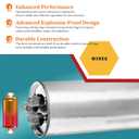 27L556BZ3 27L556 Round Capacitor 70 7.5 uF MFD 370 Volt Dual Run Capacitor for HVAC AC Motor and Fan