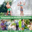 100 ft Garden Hoses - 2026 Upgraded Flexible Water Hose -Lightweight Kink Free&Leak Proof Garden Water Pipe with 10-Function Spray Nozzle &3/4" Solid Fittings- Ultra Durable Garden Hose for Yard, Lawn