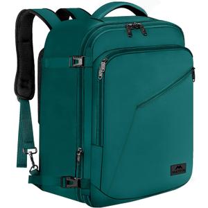 MATEIN Travel Backpack Large, Water Resistant Carry on Backpack for Travelling, Airline Approved Large Capacity Back Pack, Expandable Lightweight Overnight Daypack, Travel Gift, Peacock Blue (Blue)