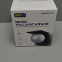 Solar Lights Outdoor, 4000K Dusk to Dawn Motion Sensor Solar Lantern Light with 4 Modes, IP54 Waterproof, Wall Mount Outdoor Lamp for Yard Patio Exterior Frontdoor Porch Decorative