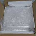 9.8" Round Clear Acrylic End Table - Modern Small Space Side Table for Living Room, Bedroom, Office, Outdoor | Sturdy, Easy to Install, Multi-Purpose