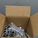 Flacchi 7.8FT Smart Christmas Tree Lights - Star Tree Topper with Removable Bracket, App Control, Sync with Music, Waterfall Colored Lights for Indoor Outdoor Xmas Decorations (7.8FT/ String Lights)