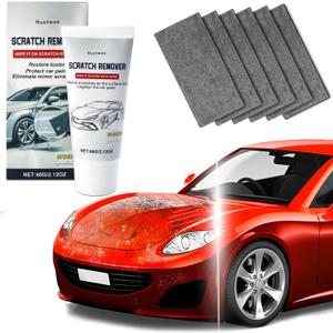 Car Scratch Remover, 6PCS Multi-Purpose Nano Magic Cloth Easily Removes Light Scratches, Swirls and Water Spots, Car Nano Sparkle Cloth Repair Kit for All Vehicle Colors
