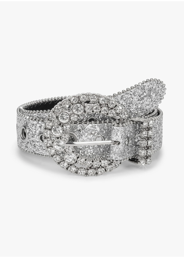 Women Rhinestone-Leather-Belts Western-Cowboy-Cowgirl Belt Bling-Diamond Waist Belt for Jeans Pants