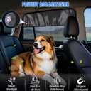 ZATOOTO Car Window Shade for Baby 2Pack Car Window Cover for Back Windows Half Blackout & Half See-Through Magnetic Caw Window Sun Shade with Suction Cup Car Curtain Sun Screen for Heat UV Ray Privacy