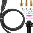 Universal Kitchen Sink Spray Attachment/Hose/Holder Set, Kitchen Side Sprayer Compatible with Moen/Delta Faucet, Kitchen Sink Faucet Sprayer Replacement, Oil Rubbed Bronze Finish