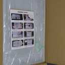 Storage Bins with Lids, 6 Pack Clear Plastic Storage Containers with Magnetic Acrylic Door, 19 Qt Stackable Storage Box for Home,Office Organizing