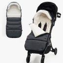 Momcozy Stroller Footmuff Universal | Easily Attaches to Most Strollers | Ultra-Plush,Weather-Proof Stroller Sleeping Bag | Deluxe Warm Stroller Bunting Bag | Extendable Cover Winter | Adjust-Buckle