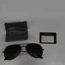 LIVHO Smoke Lens Pilot Sunglasses Retro UV400 Classic Metal Frame Shades