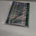 LeZakaa Christmas Green Wrapping Paper, 12 Folded Sheet with 4 Different Tartan Plaid Design for New Year Celebrations Holiday Gift Wrapping, 27.5 x 19.6 inches Per Sheet