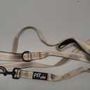Plutus Pet Double Handle Dog Leash 6ft, Heavy Duty, Reflective Dual Handle Dog Leash for Safety Training, for Medium Large Dogs,2 Handle Leads(Beige)