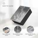 Ohtomber Stainless Steel Litter Box - High Sided Metal Cat Litter Box Pan, Never Absorbs Smell, Easy to Clean Non Stick Cat Litterbox Tray Toilet Pet Supplies for Indoor Kitty, Kitten, Rabbit, Puppy
