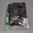 Tipsy Elves Mardi Gras Leggings - Comfortable Non See-Through Mid and High Waisted Stretch Leggings (M)