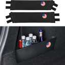 2PCS Car Rear Trunk Organizer Side Divider Board compatible with New Tesla Model 3 Highland 2024 2025 2026 Interior Accessories