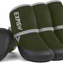 EXPAWLORER Waterproof Dog Shoes for Medium Dogs, Dog Shoes for Hot Pavement, Hiking Walking, Reflective Dog Booties for Outdoor Snow Rain Days, Anti-Slip Dog Boots & Paw Protectors