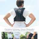 Zelvot Running Vest for Women Men, USA Original Patent, Lightweight Adjustable Running Hydration Vest with 2L Water Bladder, Reflective Hydration Backpack for Marathon Hiking