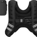 GEEBOBO Weighted Vest for Women Men, 8lb/12lb/16lb/20lb/25lb/30lb Weighted Vest Woman Adjustable Weights for Walking, Strength Training, Running, Muscle Building
