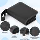 1 Pocket Card Binder Collectible Trading Card Album, Single Card Holder with 20 Pages, Holds 40 Cards, Side-Loading Mini Binder for TCG, MTG, Sports, Baseball, Football, Small Sports Card Book