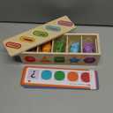 KMTJT Montessori Toys for 1 2 3 Year Old | Wooden Color & Shape Sorting Matching Toys | Learning Educational Toys for 1-3 Year Old Kids | One 1st 2st Birthday Gift for Boy Girl