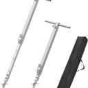 Sand Anchor for Boat Adjusts (29.5"-45.5") Stainless Steel Screw in Boat Anchor Heavy Duty, Shallow Water & Sandbar Beach Anchor Pole for Kayak, Jetski, Pontoon Boat with Storage Bag