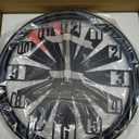 Axioglo Modern Metal Wall Clock,Silent Non-Ticking, Battery Operated Clock with Hollow-Out Design, Decorative Clock for Living Room, Bedroom, or Office Wall Decor-18”