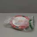 Cholemy 80 Pcs Christmas Disposable Plates Bulk Paper Santa Dinner Plates for Xmas Party Family Festive Holiday Party Supplies, 7 Inch & 9 Inch