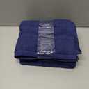 Towels by Doctor Joe 16 x 28 in. Navy Blue Imperial Ambassador Hand 2Pack