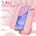 for Samsung Galaxy A15 5G Phone Case - Women Girls Cute Cover Girly Aesthetic Kawaii Unique Design Teens Floral Flowers Heavy Duty Shockproof Protective Case for Galaxy A15 5G 6.5 Inch