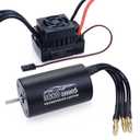 Surpass Hobby RC 3660 2600KV Brushless Motor and 60A ESC Combo Match 2s Battery Brushless Motor and ESC Combo for 1/10 Remote Control Cars Trucks Off-Road Vehicle