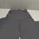 G4Free Flurrylux Fleece Lined Maternity Wide Leg Pants Cotton Over The Belly Pregnancy Sweatpants (Small Petite, Dark Gray)