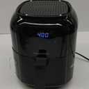 Chefman Air Fryer  4 QT Compact Airfryer for Quick & Easy Meals in Minutes, Features Hi-Fry Technology for Extra Crisp, Touchscreen Controls with 4 Presets, Nonstick & Dishwasher Safe Basket - Black
