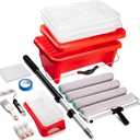 Mister Rui 4 and 18 Inch Microfiber Paint Roller Kit, 23 Piece