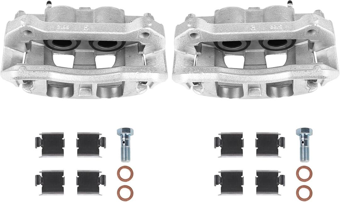 PAROD Front Disc Brake Caliper with Bracket Fit for 2010-2021 Ford Expedition/Navigator,2010-2011 F-150/Lincoln Mark LT,Passenger&Drive Side,Replace for 18B5237 18B5236
