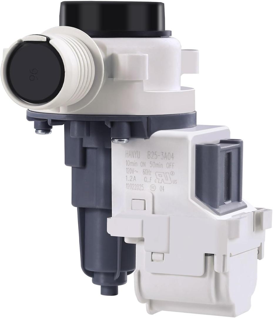 WTW5057LW0 WTW5010LW0 WTW5000DW3 WTW5105HW2 WTW5100HW1 Drain Pump for Whirlpool Washer Drain Pump, W11399437 W11259498 B25-3A04 Compatible with WTW5015LW0 WTW6120HW1 WTW6120HC2 WTW5105HW1 WTW5100HW2