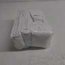 IVAPUPU Linen Pinch Pleated Blackout Curtains for Bedroom - Full Black Out White Curtains 90 Inch 2 Panels Set for Living Room Darkening Thermal Window Curtain Drapes with 16pc Hooks