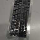 dagaladoo Black keycap Set,Shine Through Keyboard caps South Facing, Japanese Style Double Shot PBT Key caps,OEM Profile Custom keycaps for Mechanical Keyboards(only keycap)