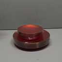 Rubtlamp 60 Pcs Red Plasitc Plates, Gold Red Disposable Plates, Fancy Party Plates, Hammered Plastic plates Include 30 Dessert Platos, 30 Dinner Platos for Party