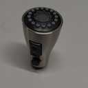 Angle Simple Kitchen Faucet Head Replacement, G 1/2 or 13/16 Inch Male Thread Connector, Tested to NSF/ANSI/CAN 61 & 372, Sink Faucet Sprayer Attachment, Stream Spray and Pause Mode, Brushed Nickel