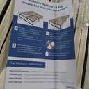 Meliusly SlatSure King Size Bunkie Board  Heavy Duty Vertical Bed Slats & Foldable Wooden Support Board for Sagging Mattress or Platform Bed Frame, Box Spring Alternative and Replacement