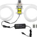 60W Liquid Transfer Pump, Water, Soft Drink, Wine Transfer Pump 110V Speed Adjustable Food Grade Self-Priming Pump for Pumping Beverages Filter with Tube, with Filter Screen 4-5L/Min