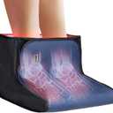 FSA HSA Eligible Full Coverage Red Light Therapy for Feet, Premium Leather, Easy-to-Clean Window, TPU Film, Relieves Foot Pain 11.80" x 11.80" x 9.80"