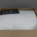 Maple&Stone California King Feather Down Comforter All Season White Down Duvet Insert Ultra Soft 100% Cotton Cover Fluffy Cal King Comforter 108 x 98 Inches